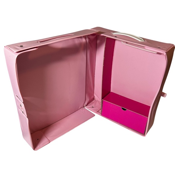 Lot of Vintage 80’s Mattel Barbie Pink Doll Carrying Case plus Dolls & clothes - Picture 3 of 16